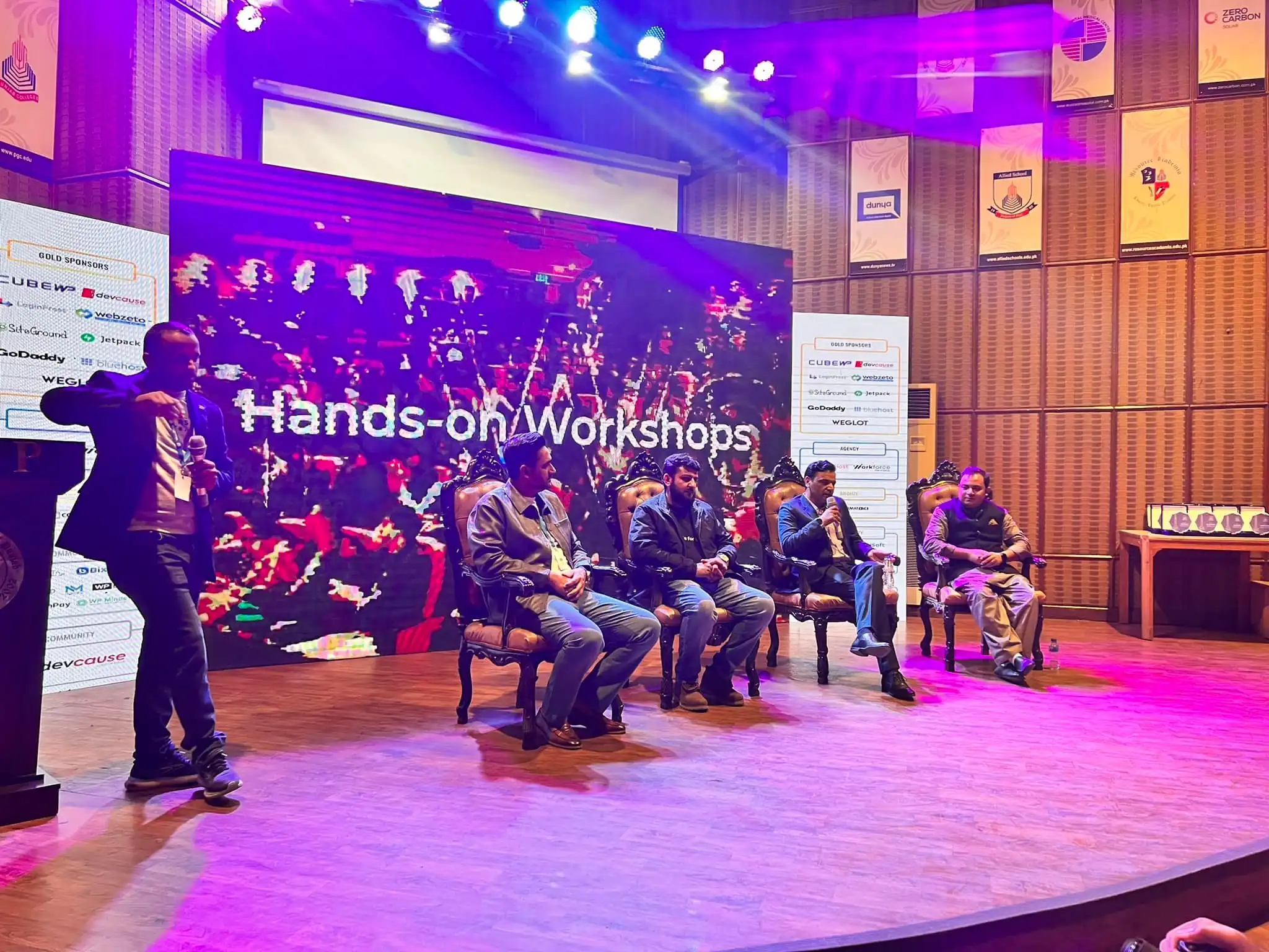 keynote speaker at WordCamp Lahore
